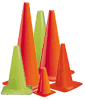 Solid Color Fluorescent Traffic Cones